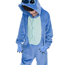 SENSERISE Adult Child Unisex Stitch Onesie Unicorn Pajamas Animal Cosplay Costume Sleepwear Size S 