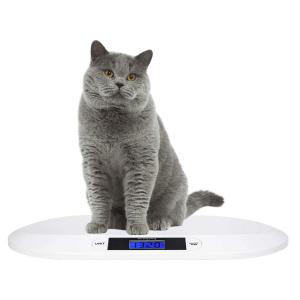 SIKE Feline Scale, Digital Portable Pet Dog Cat Scale; Comfort Baby Scale, 44 Pound Capacity, 3 Weighing Modes, Accurate Digital Scale for Infants, Toddlers, and Babies (FS-20)