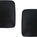 1 Pair Car Trailer Hook, Front Tow Hook Covers, Bumper Plastic Hook Right Left Eye Cap Cover for Toyota RAV4 2009-2012, Black Unpainted