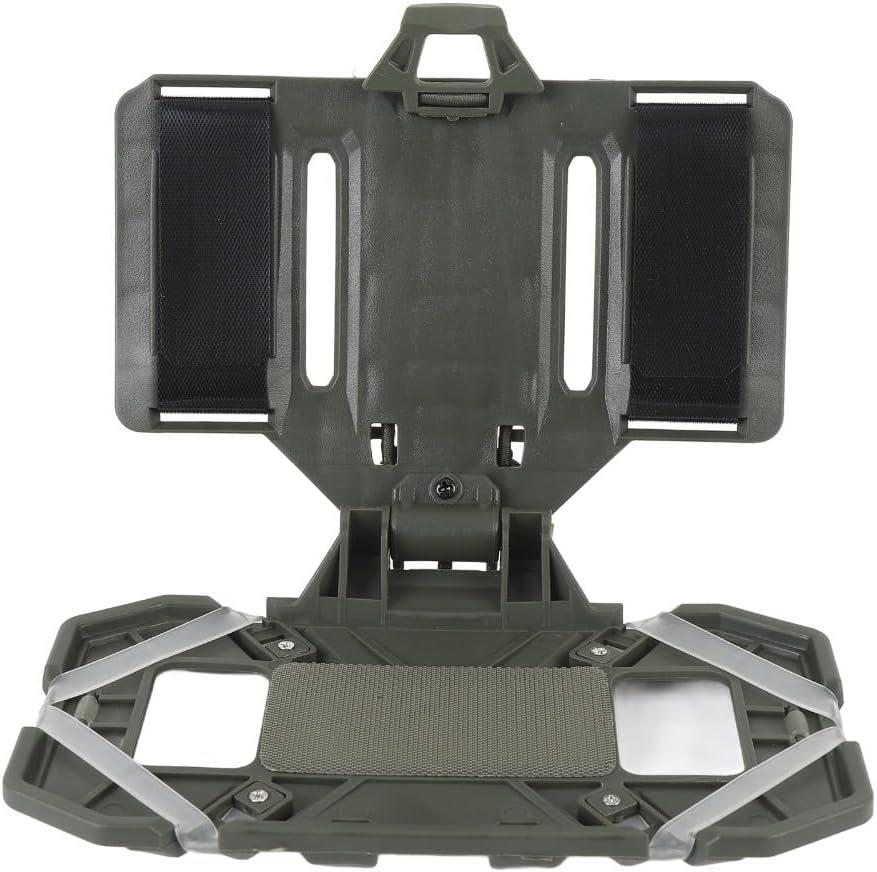 Universal Phone Chest Mount Holder - Adjustable Folding Design for 4.7-6.7in Smartphones, Compatible with Vests & Outdoor Gear
