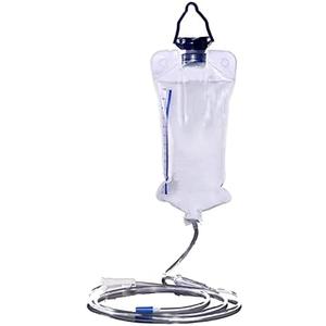 Reusable Home Enema Kit , 1200ML Enama Bag Kit for Colon Cleaning,Douche Bag Colon Douche Cleaner Body Detox Cleaning Kit-Including 1.8M Silicone Hose and 10 Soft Replacement Enema Tips