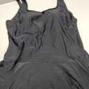 Yonique One Piece Swimsuits for Women Modest Tummy Control Swimdress Vintage Bathing Suits Skirt Swimwear, Large, Black, Size 1 