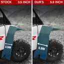 Wider Fender Flares Kit for 2024 2025 Polaris RZR XP 1000 / XP4 1000, Extended Front & Rear Full Coverage Fender Flares Mud Flaps Guards, Exterior Accessories, Replace OEM #2889133