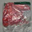 Lilosy Sexy Cute Underwire Push Up Strappy Heart Embroidered Mesh Sheer Lingerie Set for Women Bachelorette See Through Bra and Panty 2 Piece Bow Red Large