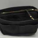 Purse Organizer Insert, Felt Tote Organizer Insert With Metal Zipper, Handbag Organizer For Speedy, Neverfull, Tote, Handbag