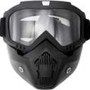 Paintball Mask Anti-Fog | Airsoft Helmet and Full Face Tactical Mask | Ballistic Goggles for Men | For Skiing, Paintball, Shooting, Cycling, Fishing