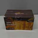 Twinkle Star 300 LED Window Fairy Curtain String Lights, 8 Modes Fairy Lights for Bedroom Wedding Party Home Garden Outdoor Indoor Wall Decorations, Warm White, 2 Pack