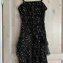 ALEXANDER WANG 100% Silk Black&White Polka Dot Corset Sleeveless Dress NWOT Size L