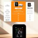 Air Quality Monitor Indoor for CO2, Temp, Humidity, YOWEXA 400-10,000 PPM Carbon Dioxide Detector with NDIR CO2 Sensor & Color Screen, 3 Adjustable Backlight CO2 Monitor for Home/Office/Car/Plant
