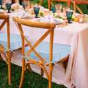 Pcinfuns Outdoor Chair Cushions 17"x16"x3" Set of 4,Memory Foam Seat Cushion for Patio Furniture with Ties, Removable Cover Hidden Zipper Round Corner for Light Blue Pack of 4, Ginger Yellow 1 Pack