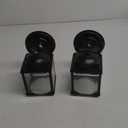 Outdoor Wall Lantern, Exterior Waterproof Wall Sconce Light Fixtures, Black Front Door Wall Lighting with Clear Beveled Glass Shade, 2 Pack (8.27 inch)