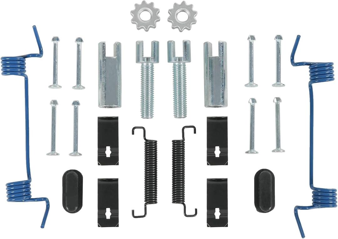 JDMSPEED HW7311 Rear Parking Brake Hardware Kit Compatible with Chevrolet Avalanche Express Silverado Suburban Dodge Ram 1500 2500 3500 Ford F150 F250 F350 F450 F550 E250 E350 GMC Savana Sierra