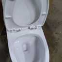 Deer Valley DV-1F026R Elongated One Piece Toilet with ADA Comfortable Seat Height, Dual Flush 1.1/1.6 GPF, Powerful & Quiet Modern Toilet for Bathroom, 10" Rough-In