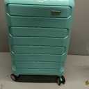 Traveler's Choice Pagosa Hardshell Expandable Luggage with Spinner Wheels, Mint, 22-Inch Carry-on