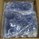 XUWAIDSGN 48 Pack Blue Detachable 2 piece Champagne Flutes 5.5 Oz Unbreakable Plastic Mimosa Disposable Champagne Glasses Drinking Cups Stemmed Reusable Toasting Glasses for Wedding