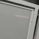 56" Extra Tall Baby Gate,Pressure Mount Clear Acrylic Cat Gate for Doorways,No Drilling Dog Gate Indoor,29.5-33.5" Wide Pet Safety Barrier for Hallway House-White S