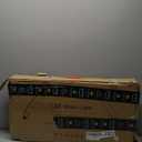 Half Moon Light - 23 inch LED Lash Lamp for Eyelash Extensions for Tattoo Artists, Nail Tech, Esthetician - Cool, Warm Lamp with Adjustable Brightness & Height (Black)