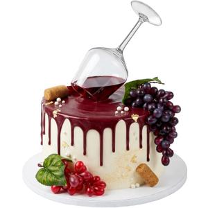 Chunful 8 Pcs Wine Party Decorations Aging Like Fine Wine Birthday Decoration Tasting Party Supplies Artificial Grape Acrylic Goblet for Birthday Wedding Banquet