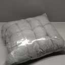 AddGrace Rocking Chair Cushions Indoor Tufted Cushions for Rocking Chairs with Ties Comfortable Textured Fabric Set of Seat & Back Cushion 21x17/17x17 Light Grey