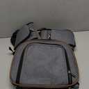 Lekereise Cat Backpack Expandable Pet Carrier Backpack for Small Cats and Dogs, Airline-Approved Foldable Dog Carrier Backpack with Inner Safety Leash, Grey (21.7"L x 13.0"W x 15.0"H)