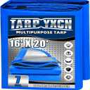 Tarp 16x20 Feet, 7 Mil Thick (Blue/Silver)
