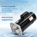 USQ1072 3/4 HP Pool Pump Motor,48Y Frame Swimming Pool Pump Motor,115/230V