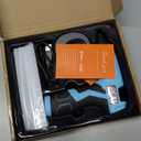 Cordless Hot Glue Tool, GoGonova 15s Fast Preheating 5Ah Built-in Battery Hot Melt Glue Tool, Smart Power-Off, Kit with 25 Pcs Premium Mini Glue Sticks and USB-C Charging Port (Pink)