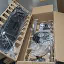 52 Inch Quiet DC Motor 6 Speed High CFM Ceiling Fan with Lights Remote Control, 3 Blade Black Gold Indoor Bedroom Modern Ceiling Fan