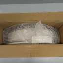 Divided Rotating Serving Tray with Lid and Handle, Portable Snackle Box for Fruits Snacks Veggie Charcuterie, Clear Lazy Susan Organizer and Fridge Storage Container for Adults Child (1PCS,12" L (White)