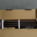 Double Curtain Rod 32 to 86 Inch, HOTOZON 1 Inch Heavy Duty Double Curtain Rods for Windows 20 to 82 Inches(1.7-6.8 ft), Telescoping Drapery Rod with Simple End Finials, Bronze