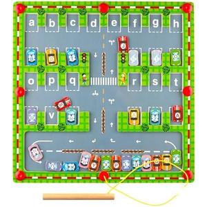 BUSLIK Magnetic Alphabet Maze Board Letter Puzzle - Kids ABC Learning Toys, Educational Montessori Toys Preschool - Alphabet Magnetic Maze Game - Toddler Magnet Puzzles for Ages 3+, 2 Pack