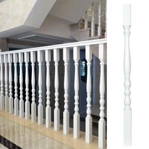 Wood Balusters Spindles - 1/4/10/20 Pack White Wooden Staircase Balusters for Indoor/Deck Railing, Balcony/Attic Stairway