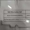 IC60 Salt Chlorine Generator Cell 60000 Gallon Replacement for In-Ground Pool Salt System Universal Fit for Most Control Panels Self-Cleaning with Cell Life Display