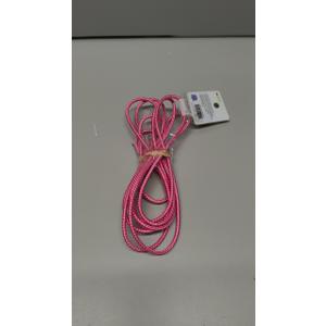 CellCandy USB 10 Ft Braided Cable Pink