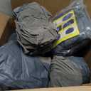 Realspring Inflatable Bean Bag Chairs Outdoor Blow up Camping Chairs Inflatable Lazy Sofa Folding Portable Bean Bag Loungers Couch for Movie Night, (Dark Gray,6 Pcs)