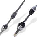 Front CV Axle Shaft Assembly Set Compatible with 2007-2013 Altima 2.5L, 2011-2013 Rogue, 2014-2015 Rogue Select, 2007-2012 Sentra 2.5L