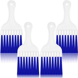 4pack Air Conditioner Condensed Small Plastic Whisk Brush (Blue)