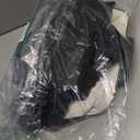 MATEIN Laptop Backpack with Lunch Box, 15.6 Inch Lunch Backpack for Women, College Computer Back Pack Work Backpacks with Insulated Lunchbox Meal Prep Bag for Teacher Nurse Commute Office, 2Pcs Set (Black White Brown)