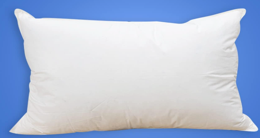 Pillow 1 Pack King Size 36 Ounce 20x36 Inch RDS Certified Fine Cotton Shell - Made in USA 