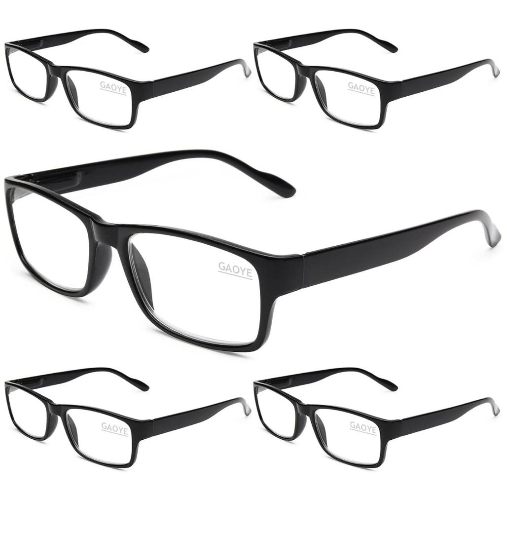 Gaoye Professional Reading Glasses  for All Day - Computer Readers with Blue Light Protection - Value Pack 1.00