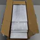 BAYKA Wall Shelves for Bedroom Decor, Floating Shelves for Living Room Kitchen Storage, Wall Mounted Rustic Wood Floating Shelves for Kids Books, Corner Shelf for Bathroom(Gray WhiteSet of 4)