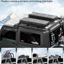 JROAD Wrangler JK Hard top Platform Roof Rack,Half Short Cargo Carrier Basket Cross Bars fit for 2007-2018 Jeep Wrangler JK 2/4 Doors Hardtop, Rooftop Storage Carrier Luggage Rack
