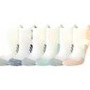 Amazon Essentials Women's Performance Cushioned Breathable Athletic No-Show Sports Socks, 6 Pairs, White, 8-12