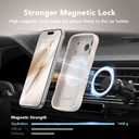 Magnetic for iPhone 17 Pro Case, [Full Camera Protection][Compatible with MagSafe] Cute Wave Frame Silicone Shockproof Protective Phone Case for iPhone 17 Pro 6.3", Stone