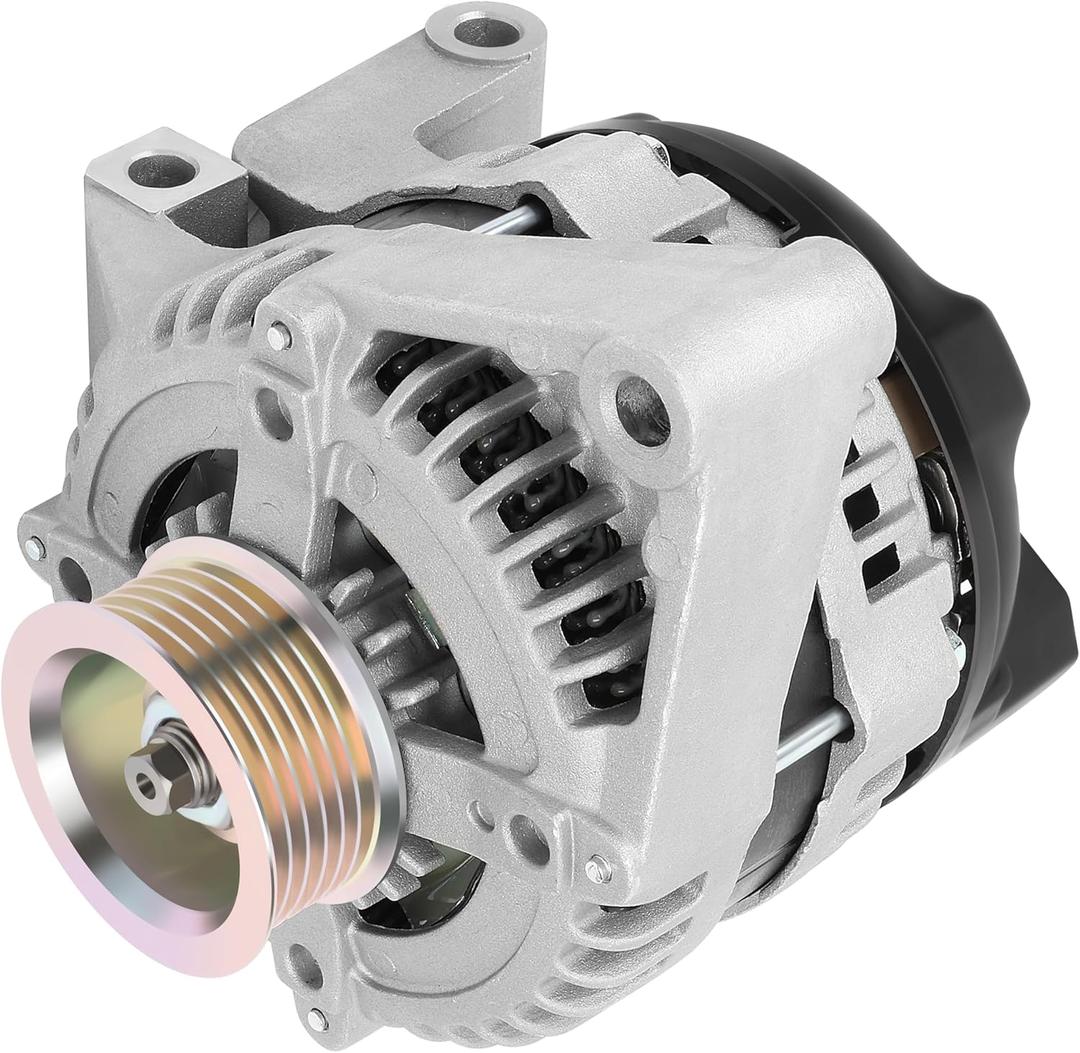 New Alternator Compatible for Pontiac for Torrent V6 3.4L 2007-2009 for Chevrolet for Equinox V6 3.4L 2007-2009, 155Amp/12Volt High Output Alternator Replaces 104210-5420 AND0420