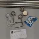 Umbra Cappa Curtain Rod, Includes 2 Matching Finials, Brackets & Hardware, 66 to 120-Inches, Nickel