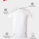 Hanes Men's Undershirt Packs, Stay-Tucked Soft Cotton Undershirts, Best Undershirts for Men, White/Black/Asstd Multipacks (White, M)