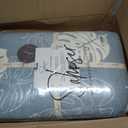 Saheser Home - 6 Layer Muslin Blanket King Size for Adults - 100% Cotton Muslin Bedspread, Weighted Gauze Bed 95" x102", All Season Breathable Soft Cover for King & California King Beds (Blue)