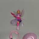 Crystal Flyers, Magical Flying Doll with Crystal Wings, Interactive Kids Toys for Ages 5 and up (Purple/Pink)