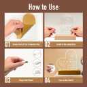 Mothers Day Gifts for Mom from Daughter Son Gifts for Mom Birthday Engraved Night Lights Acrylic USB Low Power Night Lamps Mom Thanksgiving Gifts for Mom Wife Women Night Light (Heart - Mom, You are the world)